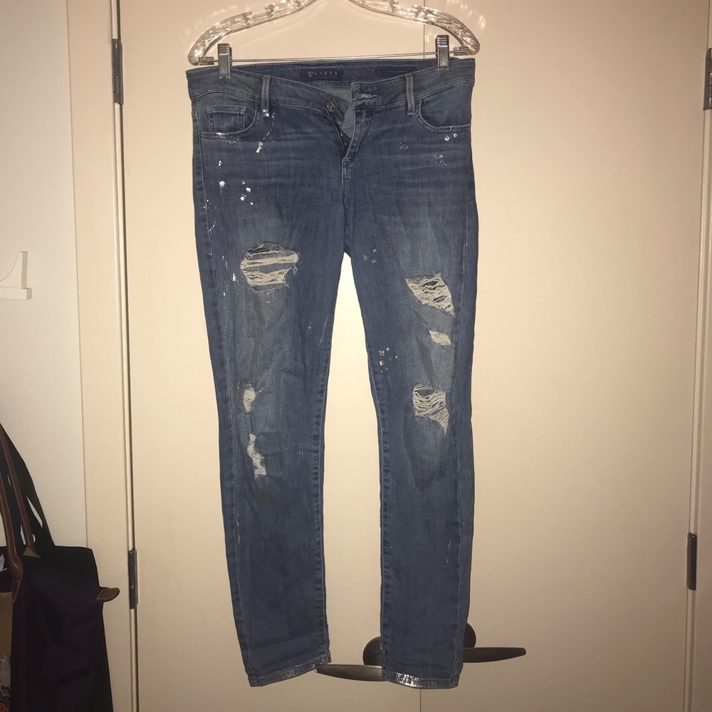 Guess Light Wash Kate Skinny Jeans